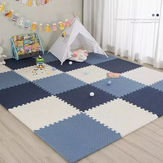 HonestyBazaar™ 8-16pcs EVA Foam Baby Puzzle Play Mat – 30x1cm Educational Kids' Floor Carpet